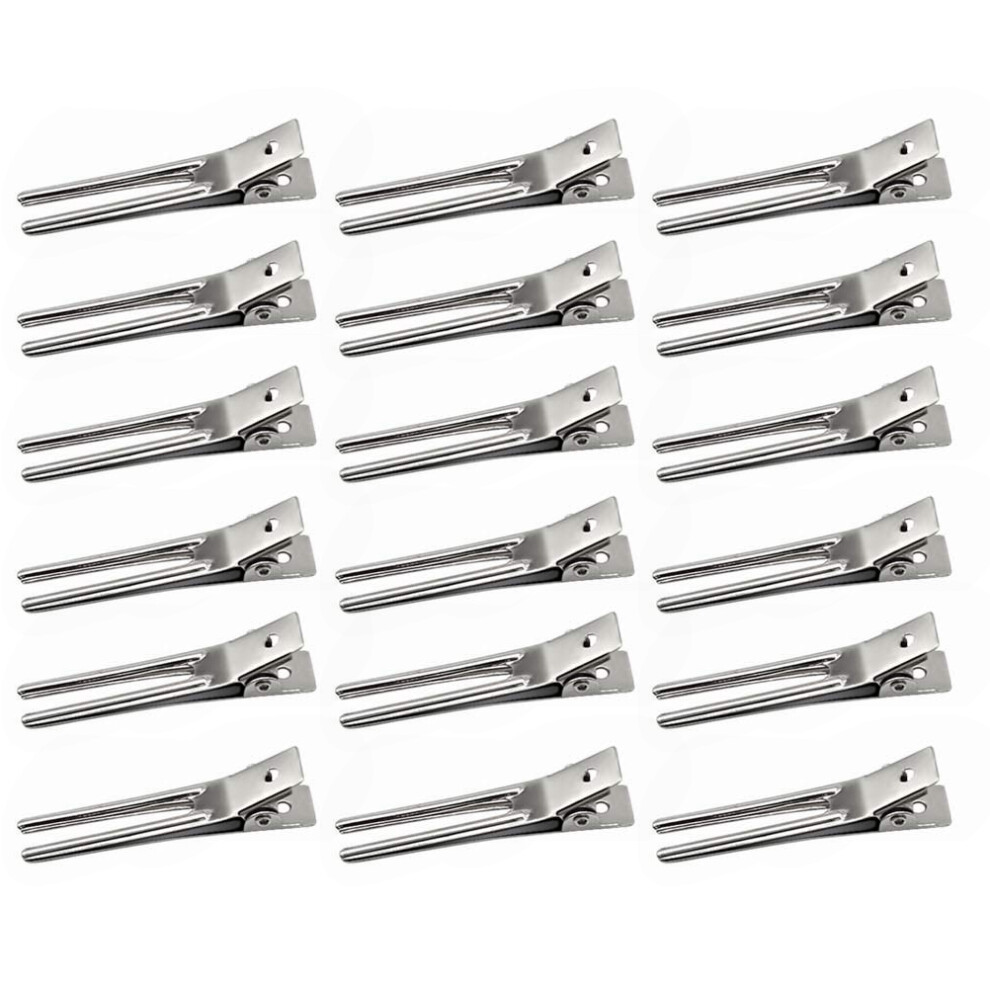 Villcase 150Pcs Silver Salon Hair Clips Handmade Lightweight Diy Accessories