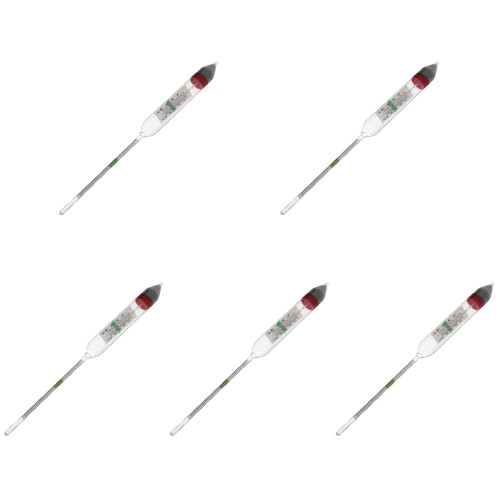5Pcs Glass Hydrometer Salinity Meter for Aquarium Testing 2