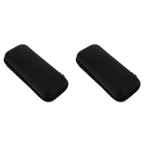 2Pcs Black Eva Storage Box Portable Case for Cigar Holder 2