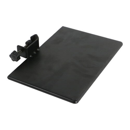 10Pcs Black Iron Microphone Stand Accessory Tray with Clamp-on Design 1