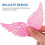 108Pcs DIY Wing Wings for Crafts Small Multicolor Patches 10