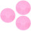 3Pcs Pink Silicone Round Cleaning Pads for Makeup Brushes 6