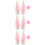 3Sets Soft Plush Pink Accessories Rabbit Ears for Motorbikes 8