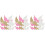 108Pcs DIY Wing Wings for Crafts Small Multicolor Patches 4