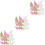 108Pcs DIY Wing Wings for Crafts Small Multicolor Patches 5