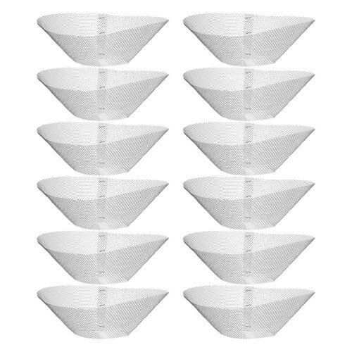 60Pcs High Efficiency Metal Range Hood Filter Net for Cleaner Kitchens