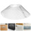 60Pcs High Efficiency Metal Range Hood Filter Net for Cleaner Kitchens 11