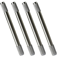 8Pcs Silver Metal Pencil Extenders for Artist and School Use