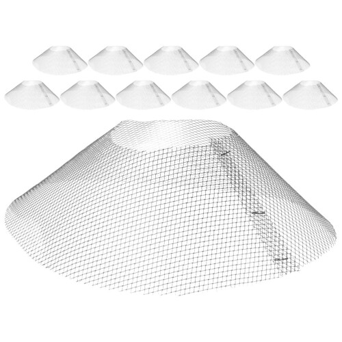 60Pcs High Efficiency Metal Range Hood Filter Net for Cleaner Kitchens 2