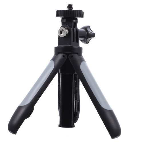 2Pcs Extendable Stainless Steel Tripod Selfie Stick Mini Camera Tripod