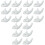 18Pcs White Ceramic Hand Display Stand for Ocarina Flute Holder Decor 3
