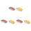 6Pcs Durable Plastic Scrubbing Brush for Laundry Shoes Assorted Color 2