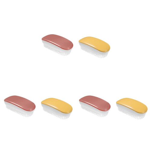 6Pcs Durable Plastic Scrubbing Brush for Laundry Shoes Assorted Color 1