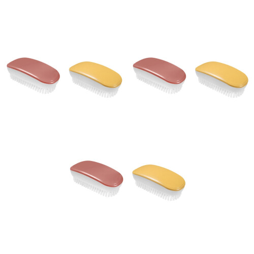 6Pcs Durable Plastic Scrubbing Brush for Laundry Shoes Assorted Color 2