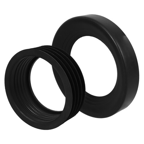 6Pcs Rubber Sink Hose O-Ring Washers Black Flexible Durable Car Use 1