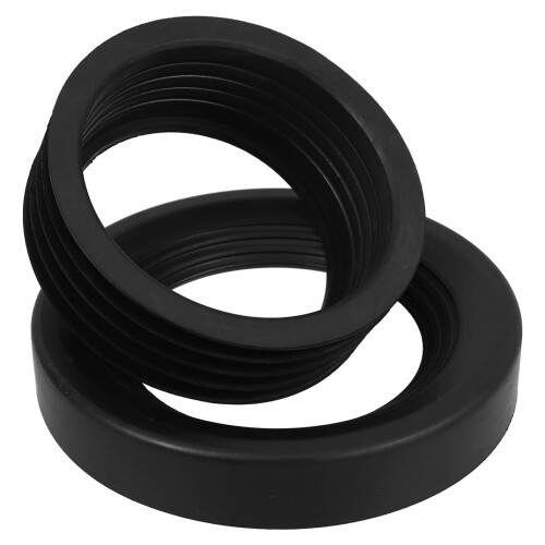 6Pcs Rubber Sink Hose O-Ring Washers Black Flexible Durable Car Use 2