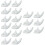 18Pcs White Ceramic Hand Display Stand for Ocarina Flute Holder Decor 7