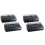 4Sets Solid Green Plastic Tray Nursery Pot with Moisture Lid 2