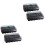 4Sets Solid Green Plastic Tray Nursery Pot with Moisture Lid 3