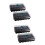 4Sets Solid Green Plastic Tray Nursery Pot with Moisture Lid 7