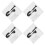 4Sets Compact Black ABS Toilet Bidet Diverter Valve with Dual Function 5