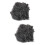 2Pcs Black Plush Microphone Covers Thickened Universal Mic Protectors 9