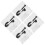 4Sets Compact Black ABS Toilet Bidet Diverter Valve with Dual Function 4