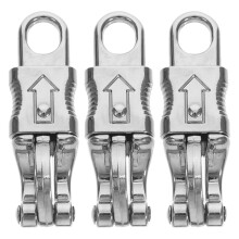 12Pcs Heavy Duty Zinc Alloy Snap Buckles Silver for Equestrian Gear