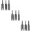 9Pcs Wing Nut Driver Socket Bits for Eye Hook Bolts Durable Grey Tools 8