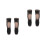 2Pairs Running Knee Warmers Black Moisture-Wicking Compression Sleeve 6