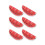 18Pcs Watermelon Chopsticks Rack Red Ceramic Cute Chopsticks Rest 11