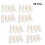 64Pcs White Triangle Manicure Nail Sponges for Gradient Color Makeup 8