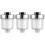 3Pcs Shower Purifier Filter Silver for Home Use Hard Water Softener 6