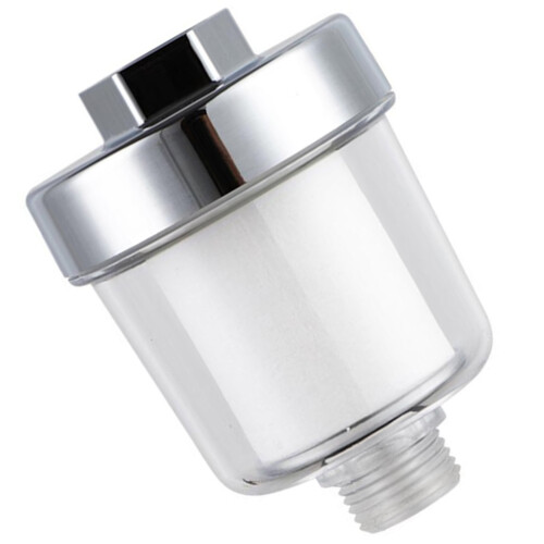 3Pcs Shower Purifier Filter Silver for Home Use Hard Water Softener 1