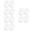 12Pcs White Safety Gate Protective Mats Soft Non-Damage Wall Guards 8