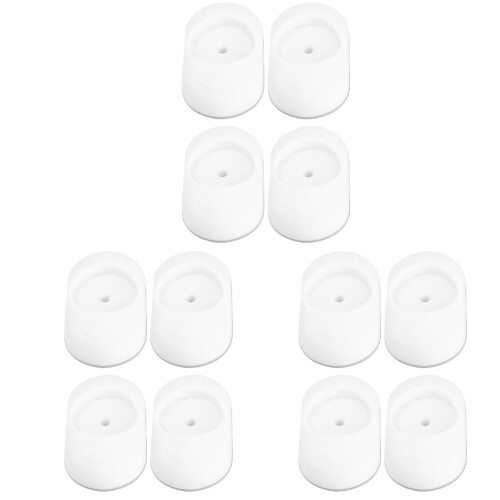12Pcs White Safety Gate Protective Mats Soft Non-Damage Wall Guards 2