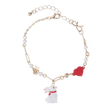 2Pz Bracciali Coniglio Fashion Stile Delicato