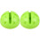 2Pcs ABS Plastic Base for Soccer Pole Agility Training Light Green 4