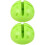 2Pcs ABS Plastic Base for Soccer Pole Agility Training Light Green 7