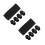 10Pcs Black Nylon Elastic Belt Holders for Duty Belt and Backpack 4