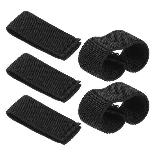 10Pcs Black Nylon Elastic Belt Holders for Duty Belt and Backpack 2