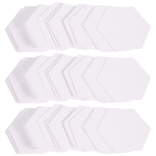 500Pcs Paper Sewing Molds White Quilting Supplies for DIY Crafts