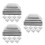 60Pcs Durable Silver Fence Post Caps Guard Bar Post Cap Replacement 10