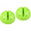 2Pcs ABS Plastic Base for Soccer Pole Agility Training Light Green 6
