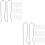 40Pcs Silver Hot Curler Clips Metal Wire Replacement Roller Clamps 8