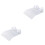 2Pcs White Turtle Dock Floating Pier with Suction Cups Easy Clean 3