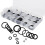 2Set Kit Riparazione Guida Canne Pesca Nero in Materiale Resistente 1