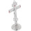 5Pz Croce Decorativa Da Muro in Acciaio E Strass Argento 2