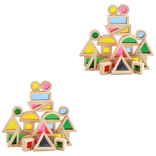 48Pz Educativo Con Colorati Forma Geometrica 2