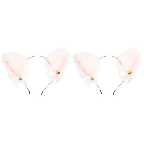 2Pz Cerchietto Party Orecchie Gatto Morbido 1